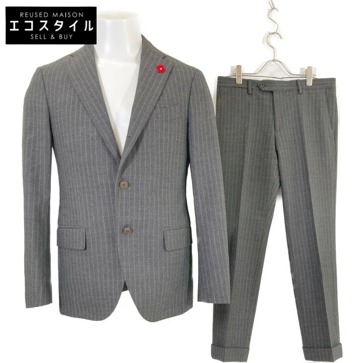 楽天市場】LARDINI ラルディーニ グレー セットアップ スーツ 46 
