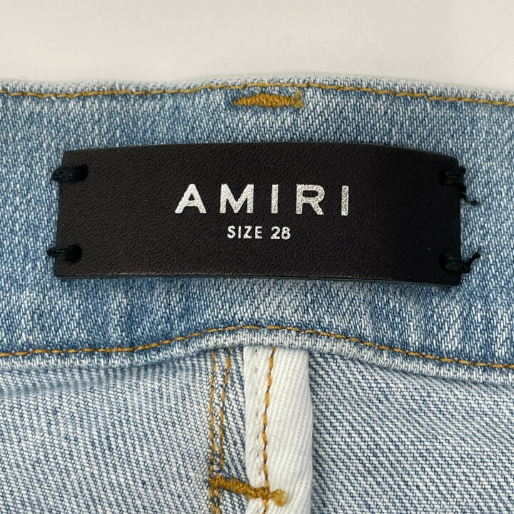楽天市場】AMIRI アミリ スターパッチ クラッシュ デニムパンツ 