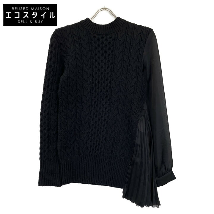 楽天市場】sacai サカイ 【20年製】20-05347 シフォンプリーツ切替 