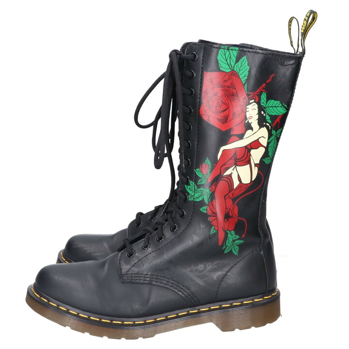 楽天市場】Dr.Martens ドクターマーチン 14ホール バーレスク ローズ 