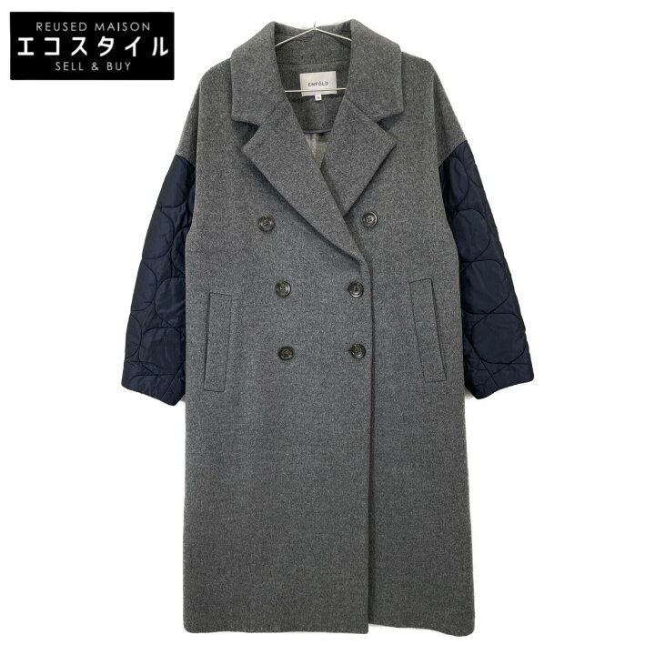 楽天市場】ENFOLD エンフォルド 19AW ｸﾞﾚｰ×ﾈｲﾋﾞｰ ﾌｪｻﾞｰﾘﾊﾞｰ ﾀﾞﾌﾞﾙﾌﾞﾚｽﾄ 