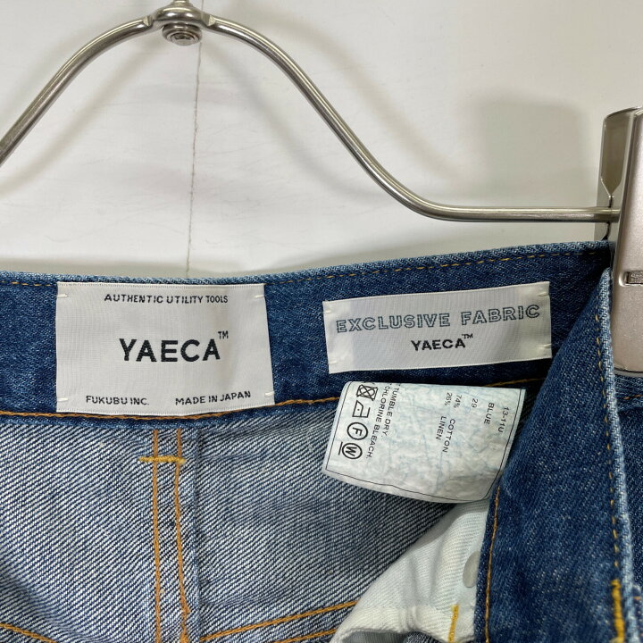 楽天市場】YAECA ヤエカ インディゴ 13-11U DENIM PANTS WIDE STRAIGHT  
