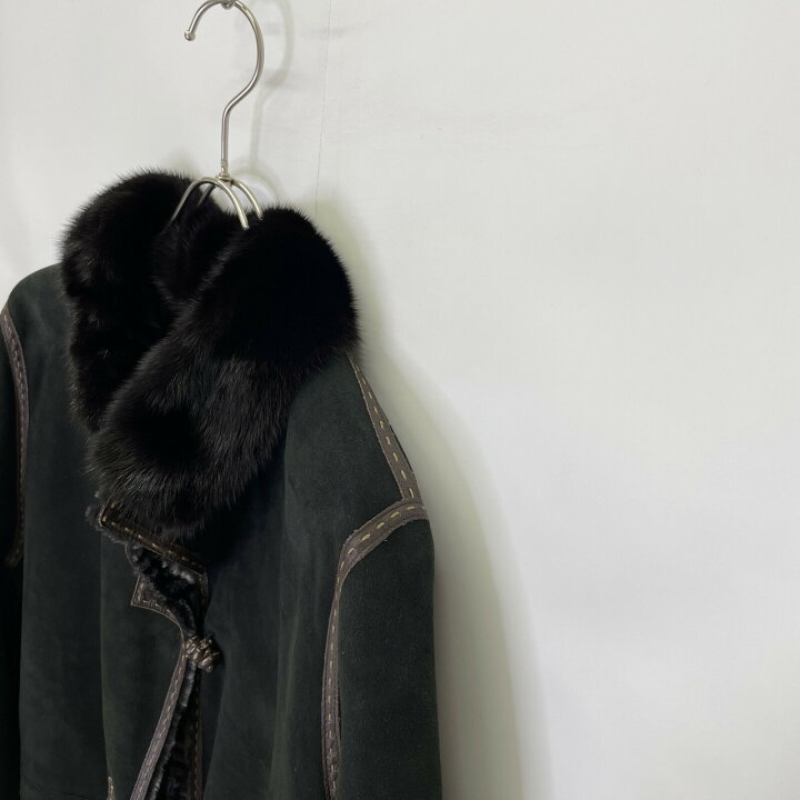 楽天市場】CELINE セリーヌ ｾﾚﾘｱ 襟ﾐﾝｸﾌｧｰ ﾑｰﾄﾝｺｰﾄ コート 38 ブラック 