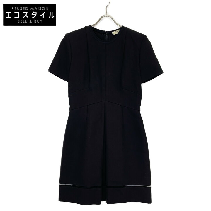 楽天市場】FENDI フェンディ ﾌﾞﾗｯｸ ｱｰﾑﾚｯﾄ ﾐﾆﾜﾝﾋﾟｰｽ ワンピース 40  