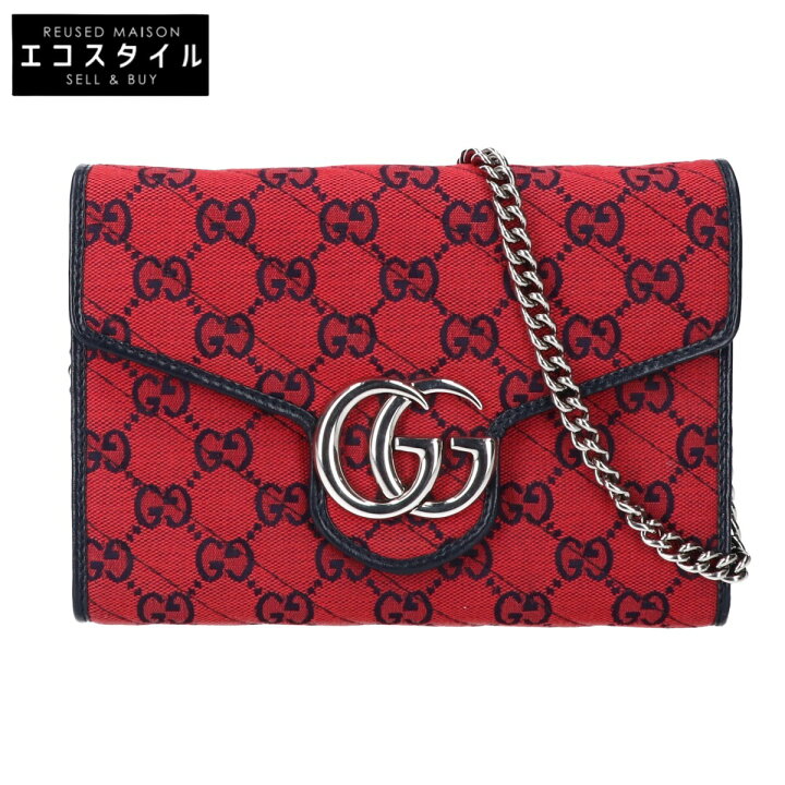 楽天市場】GUCCI グッチ 【美品】661329 GGマーモント/GGキャンバス  