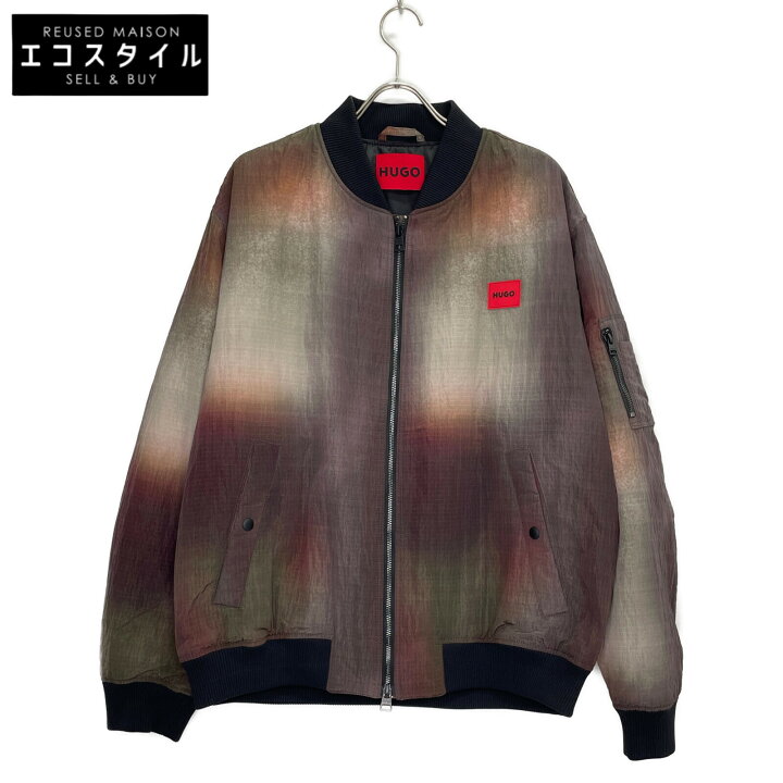 楽天市場】HUGO BOSS ヒューゴボス BYLER2321 ｶﾓﾌﾗ柄 ﾎﾞﾝﾊﾞｰｼﾞｬｹｯﾄ 