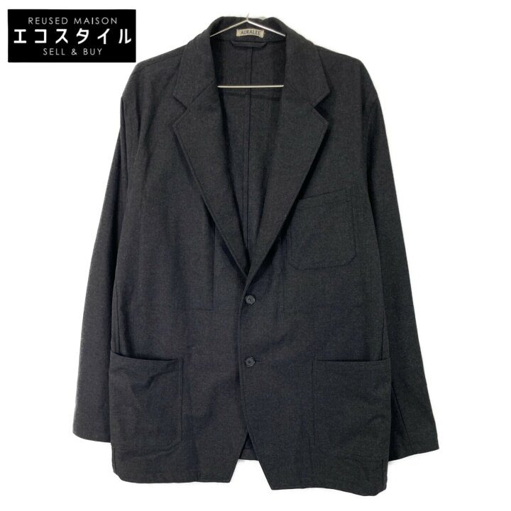 楽天市場】AURALEE オーラリー ﾁｬｺｰﾙ A20AJ01CF WOOL FULLING FLANNEL  