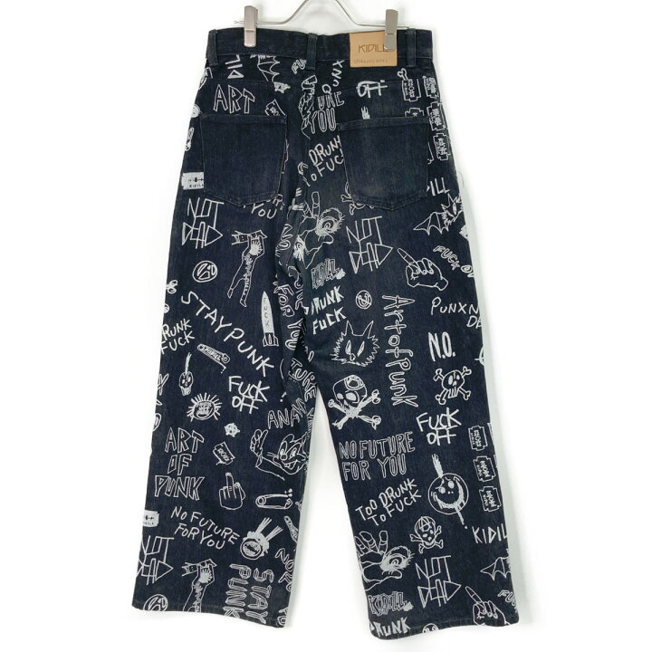 楽天市場】KIDILL キディル 21SS KL498 ﾌﾞﾗｯｸ DOLLS EYE DENIM PANTS 