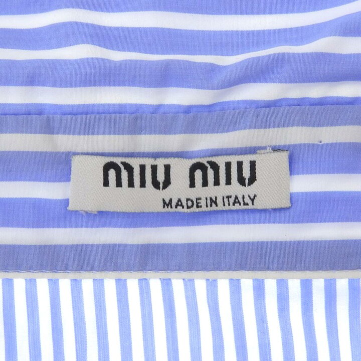 楽天市場】MIUMIU ミュウミュウ 美品 MIU MIU ミュウミュウ コットン 