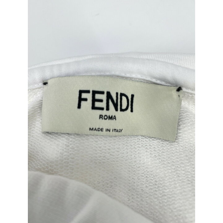 楽天市場】FENDI フェンディ FAF191 ホワイト プルオーバーパーカー  