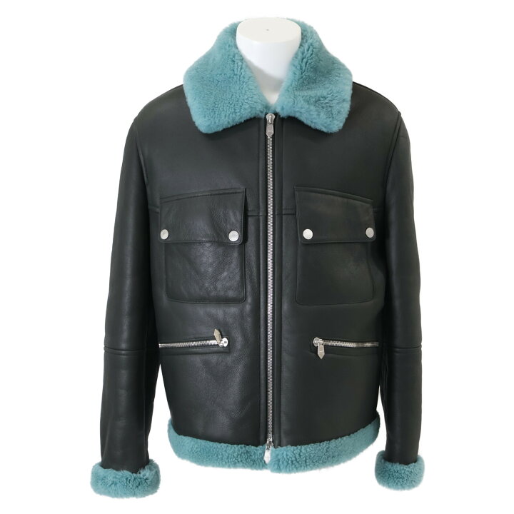 楽天市場】HERMES エルメス 新品同様 22AW ムートンジャケット  