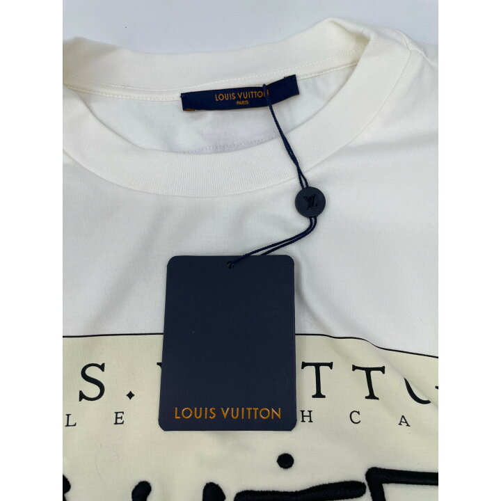 楽天市場】LOUIS VUITTON ルイヴィトン 22AW ﾎﾜｲﾄ ｸﾞﾗﾌｨｯｸﾛｺﾞ 半袖Tｼｬﾂ 
