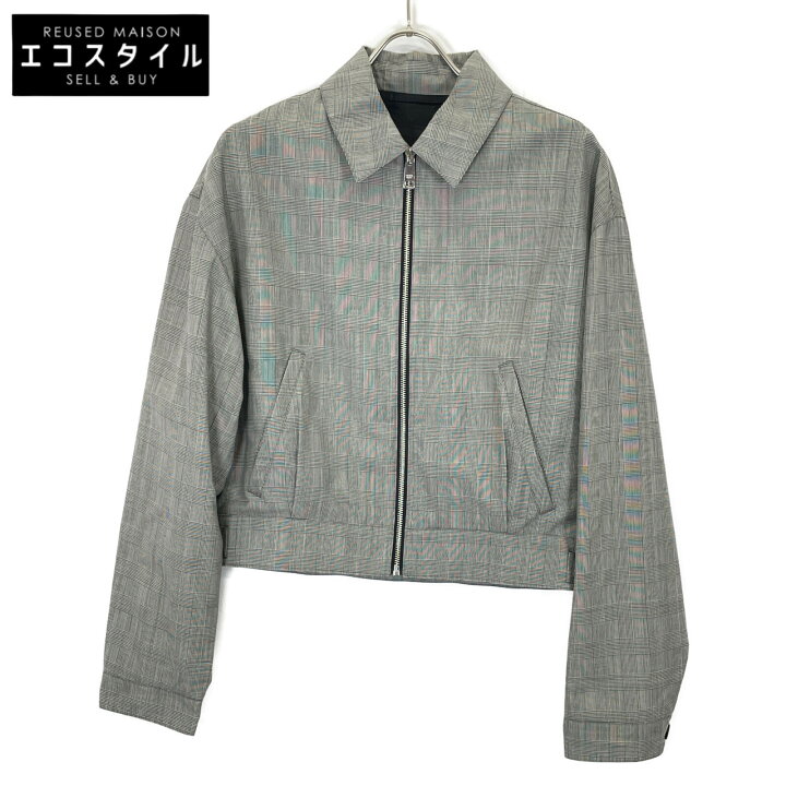 楽天市場】PRADA プラダ 19年 グレンチェック ジップアップ ブルゾン 