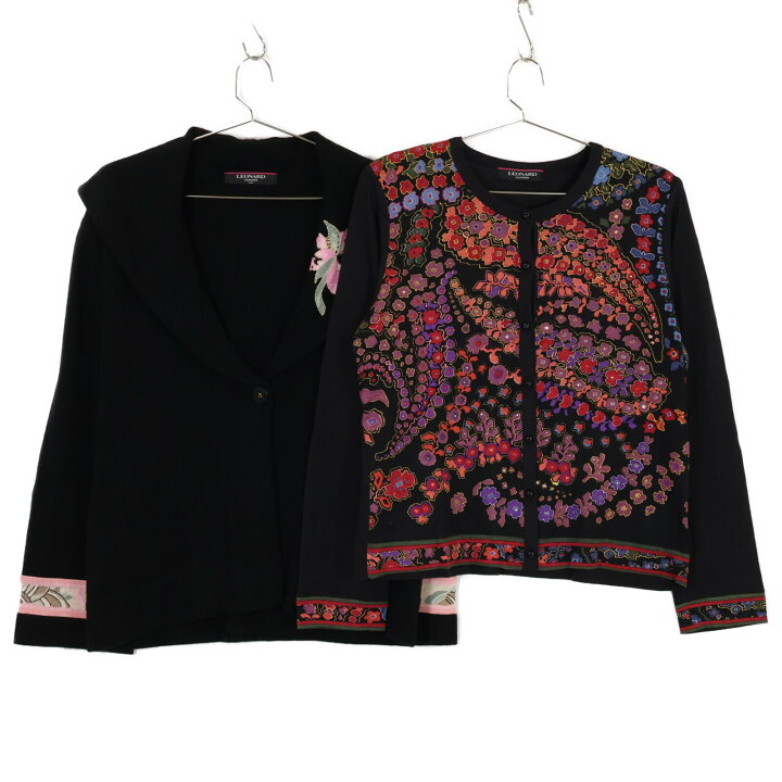 楽天市場】LEONARD レオナール 【美品】フラワー カシミヤ  