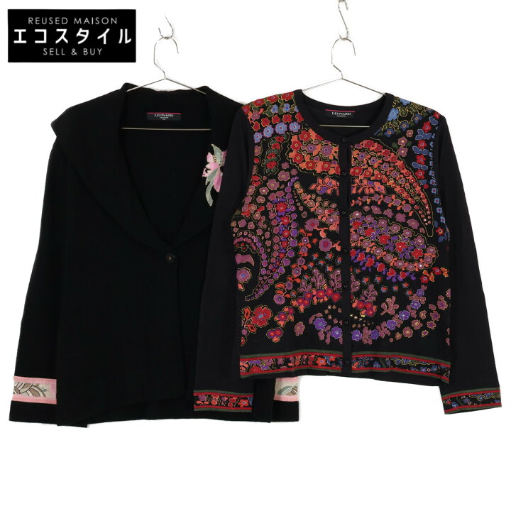 楽天市場】LEONARD レオナール 【美品】フラワー カシミヤ 