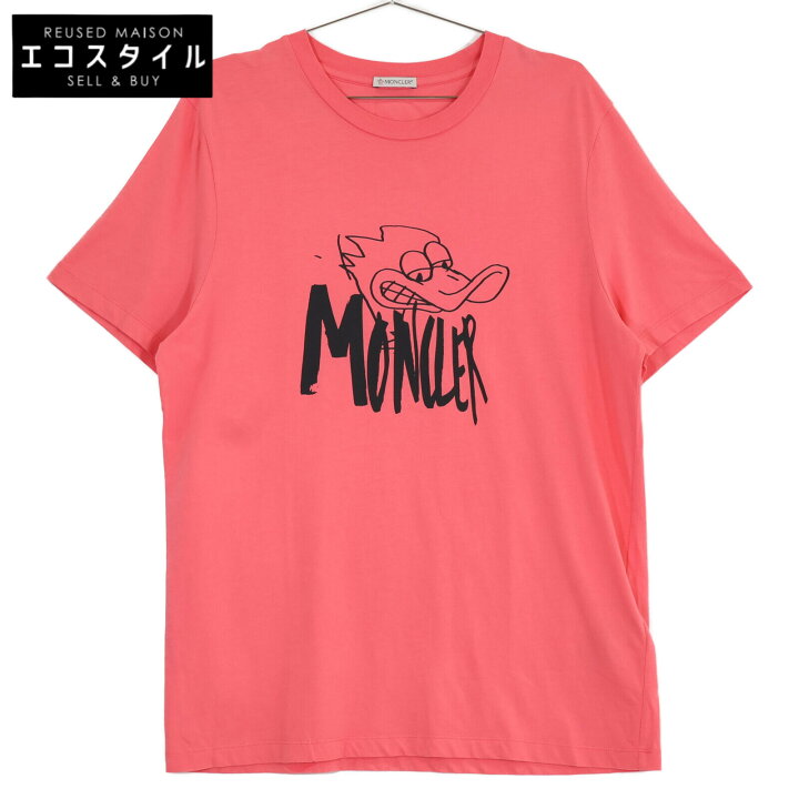 楽天市場】MONCLER モンクレール ﾋﾟﾝｸ 22S ﾀﾞｯｸﾓﾁｰﾌ×ﾛｺﾞ ﾌﾟﾘﾝﾄ 1556 