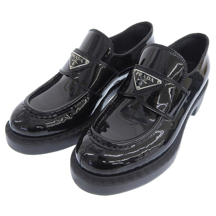 楽天市場】PRADA プラダ 美品 PRADA プラダ パテントレザー ローファー 
