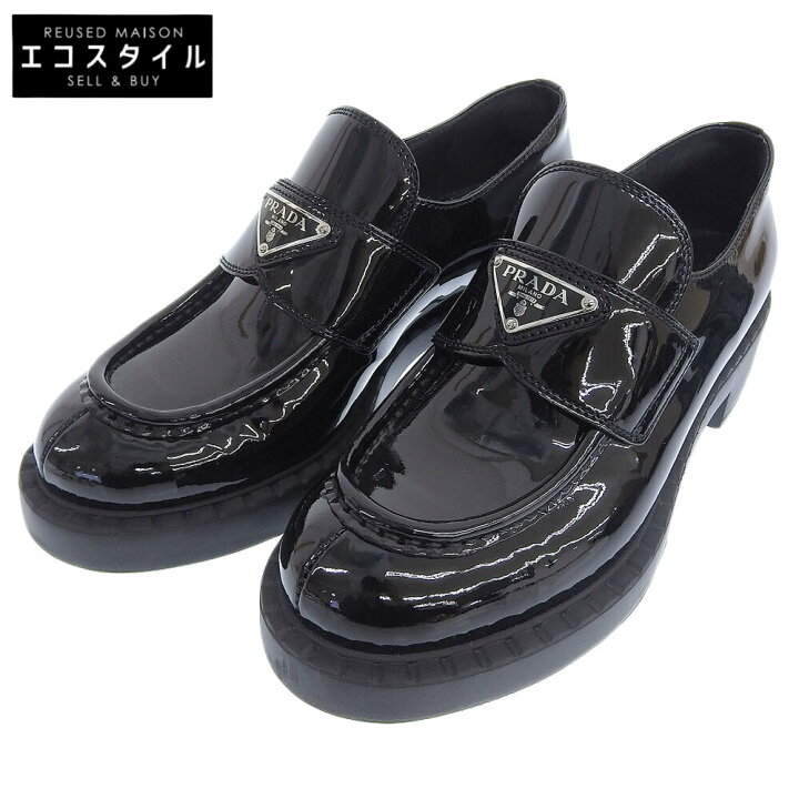 楽天市場】PRADA プラダ 美品 PRADA プラダ パテントレザー ローファー 