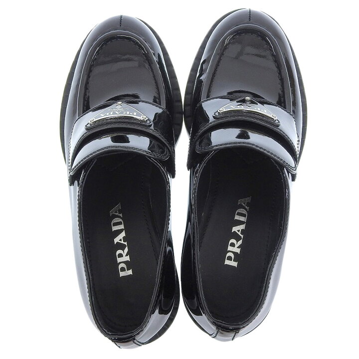 楽天市場】PRADA プラダ 美品 PRADA プラダ パテントレザー ローファー 
