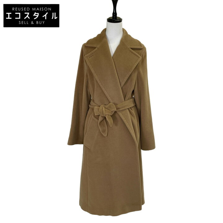 極美品】マックスマーラ Max Mara コート ロングコート ラップコート  
