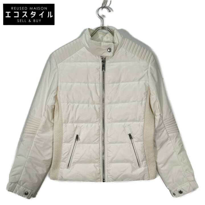 楽天市場】PRADA プラダ 19年製 290545 R152 ﾎﾜｲﾄ ﾗｲﾀﾞｰｽﾀﾞｳﾝｼﾞｬｹｯﾄ 