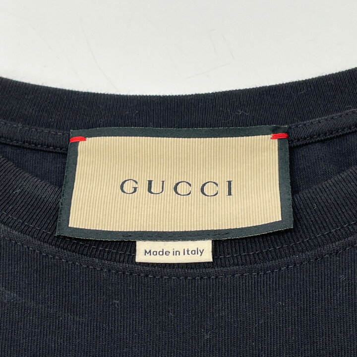 楽天市場】GUCCI グッチ ﾌﾞﾗｯｸ ﾌﾚｲﾔﾊﾙﾀｽTｼｬﾂ トップス XS ブラック 