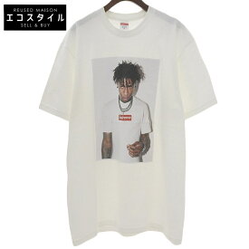 Supreme シュプリーム 新品同様 Supreme シュプリーム NBA Youngboy Tee コットン 半袖 Tシャツ トップス メンズ ホワイト M トップス M ホワイト メンズ 【中古】