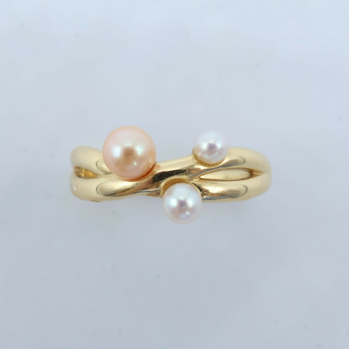 楽天市場】TASAKI タサキ 【美品】K18 淡水パール リング・指輪  