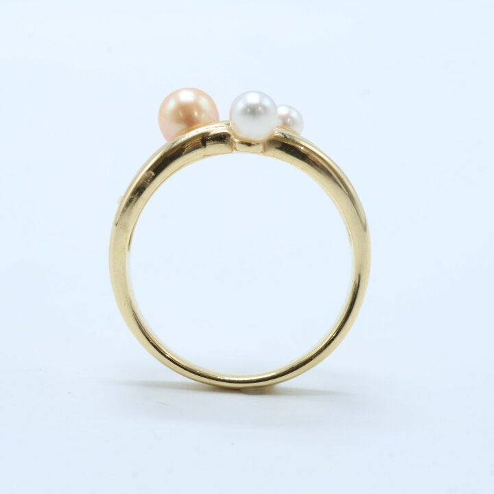 楽天市場】TASAKI タサキ 【美品】K18 淡水パール リング・指輪  
