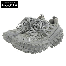 BALENCIAGA バレンシアガ Defender ディフェンダー スニーカー シューズ レディース グレー 23.0cm 685611 シューズ 35(EUR) グレー レディース 【中古】