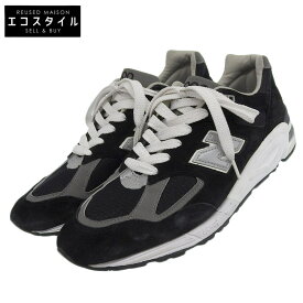 NEW BALANCE ニューバランス 美品 スニーカー シューズ メンズ ブラック 29cm M990BL2 シューズ 29 ブラック メンズ 【中古】