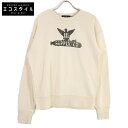 RRL ダブルアールエル 【国内正規】SUPPLY イーグルプリント クルーネック トレーナー/ トップス M アイボリー メンズ 【中古】