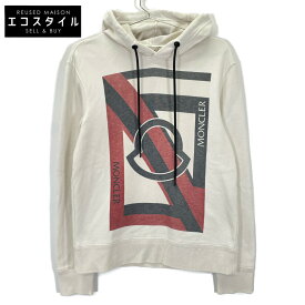 MONCLER モンクレール D209H8200200 クレイググリーン ジーニアス ホワイトパーカー トップス 5 ベージュ レディース 【中古】