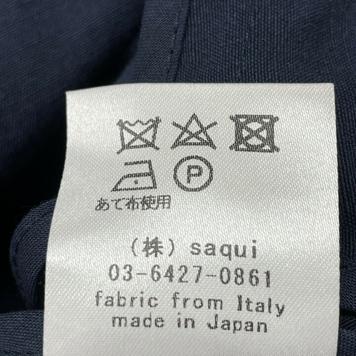 楽天市場】saqui サキ 20SS ﾈｲﾋﾞｰ ｷﾞｬｻﾞｰﾉｰｶﾗｰｽﾌﾟﾘﾝｸﾞｺｰﾄ コート 38 