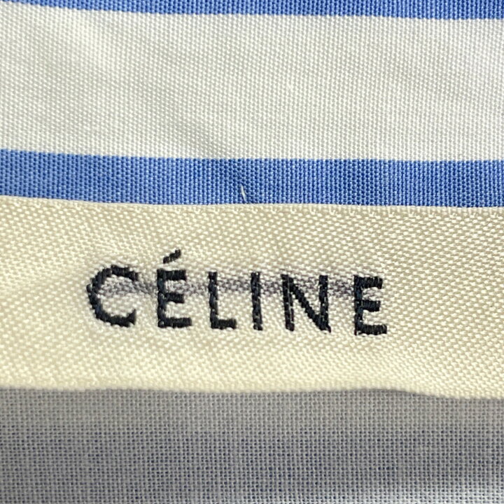 楽天市場】CELINE セリーヌ 2 0EG6/6759 ﾌﾞﾙｰ×ﾎﾜｲﾄ ｽﾄﾗｲﾌﾟ ﾛﾝｸﾞｼｬﾂ  