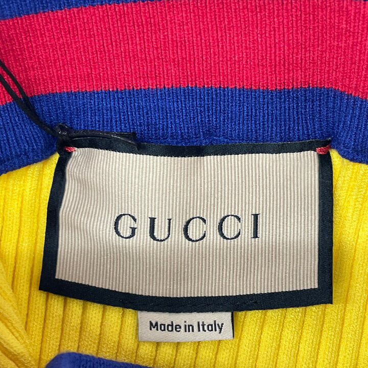 楽天市場】GUCCI グッチ 739825 ｲｴﾛｰ Stretch viscose short with Web  