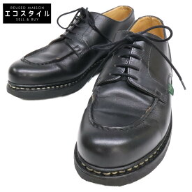 Paraboot パラブーツ 【美品】CHAMBORD シャンボード レザー Uチップ シューズ シューズ 7 ブラック メンズ 【中古】