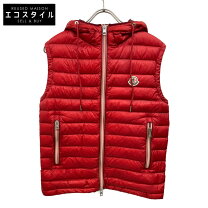楽天市場】MONCLER ダウンベスト レッド（メンズファッション）の通販 