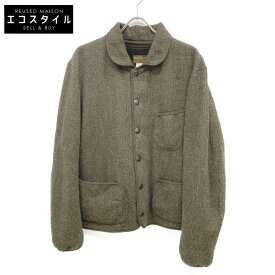 RRL ダブルアールエル 23年製 Wool Cotton All Purpose Cardigan Jacket ジャケット L ブラウン メンズ 【中古】