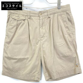 POLO RALPH LAUREN ポロ ラルフローレン ×ビームス別注 THE BIG CHINO ベージュ 2タック ショーツ ボトムス 31 ベージュ メンズ 【中古】