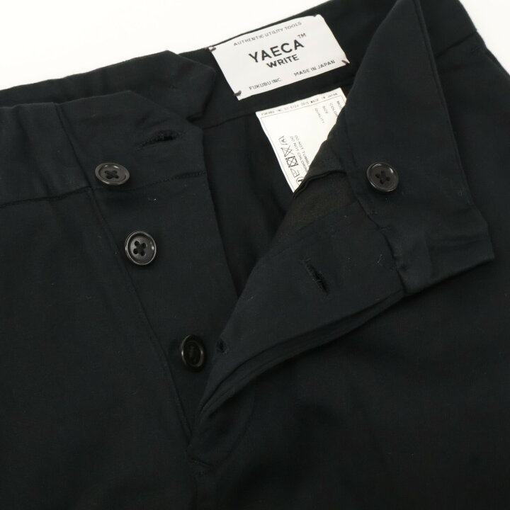楽天市場】YAECA ヤエカ 97663 ﾌﾞﾗｯｸ ｼﾙｸ混 ｺｯﾄﾝﾊﾟﾝﾂ ボトムス M  
