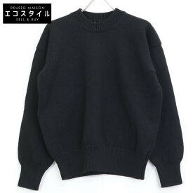 AURALEE オーラリー A8AP01FU ウール セーター トップス 4 ブラック メンズ 【中古】