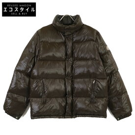 MONCLER モンクレール 41313 ナイロン VENISE 中綿ジャケット ジャケット 3 ブラウン メンズ 【中古】