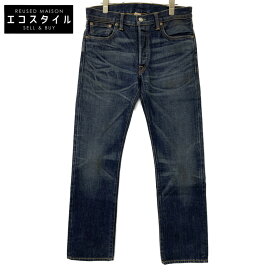 RRL ダブルアールエル R41RB02 スリムストレート AMERICAN WOVEN SELVEDGE パンツ ボトムス 30×30 インディゴ メンズ 【中古】