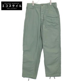 Engineered Garments エンジニアードガーメンツ 【BEAMS PLUS別注】グリーン PEG GLASSFIELD PANTS グラスフィールドパンツ ボトムス S カーキ メンズ 【中古】