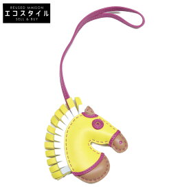 HERMES エルメス 【美品】ジージーカマイユ U刻 アニョーミロ バッグ チャーム チャイ/ライム/ローズパープル/ブルーブリュム レディース 【中古】