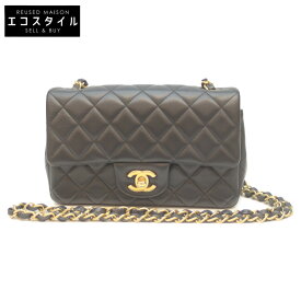 CHANEL シャネル 27番 A69900 黒 G金具 ラム ミニマトラッセ20 チェーンショルダー ショルダーバッグ ブラック/GD金具 レディース 【中古】