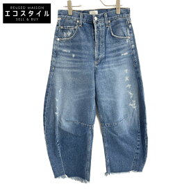 CITIZENS of HUMANITY シチズンズオブヒューマニティー 1972B-769 ワイド コクーン カーブデニム パンツ/ ボトムス 26 ブルー レディース 【中古】