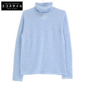 TOYOBOSHI トウヨウボウシ 糸衣 ベビーブルー SUWA 13IT-PC3102 カシミヤ タートルネックセーター トップス 2 ライトブルー レディース 【中古】