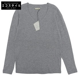 TOYOBOSHI トウヨウボウシ 新品同様 糸衣 KIDO カシミヤ100 Vネックニットトップス レディース グレー 1 10IT-PC0011 トップス 1 グレー レディース 【中古】